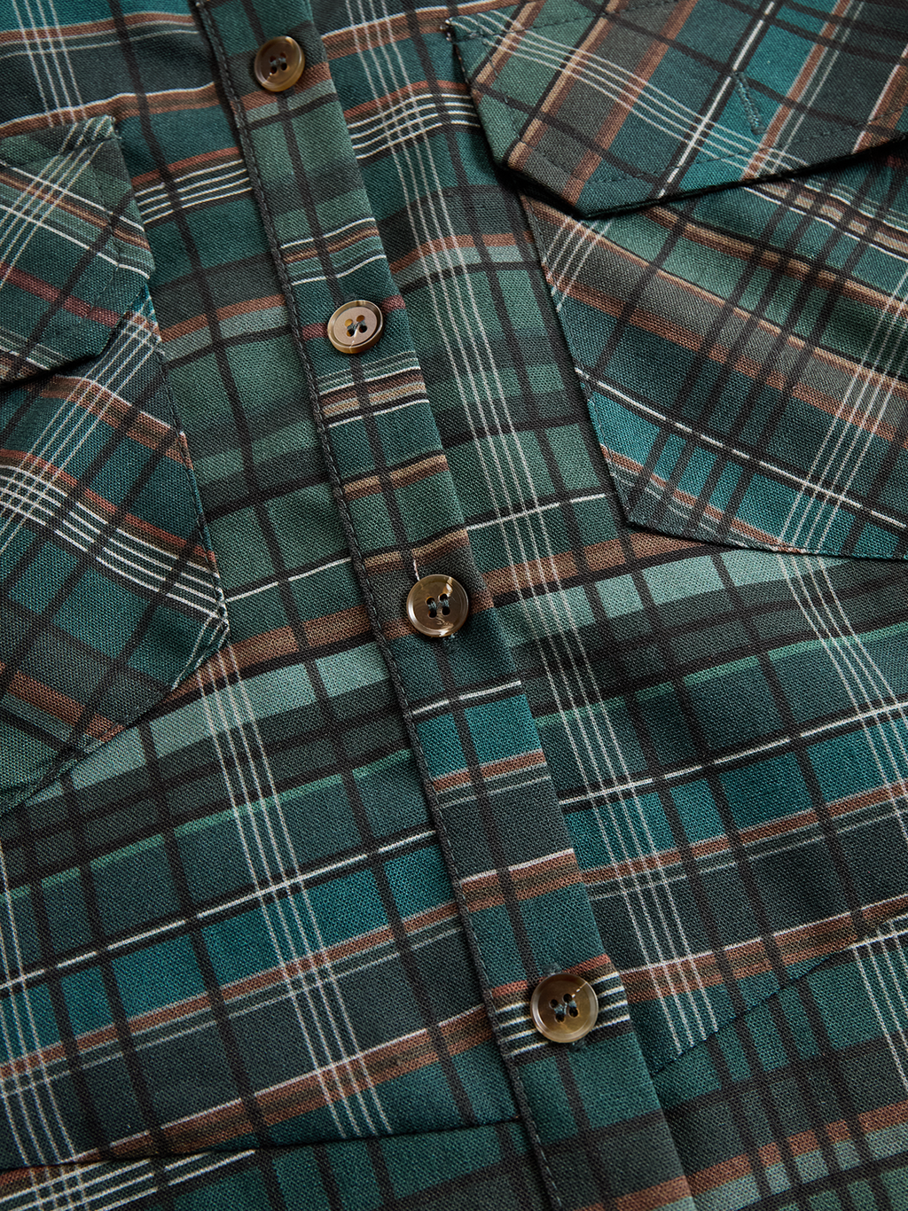Beatrice | Plaid Lapel Button Front Maxi Shirt Dress