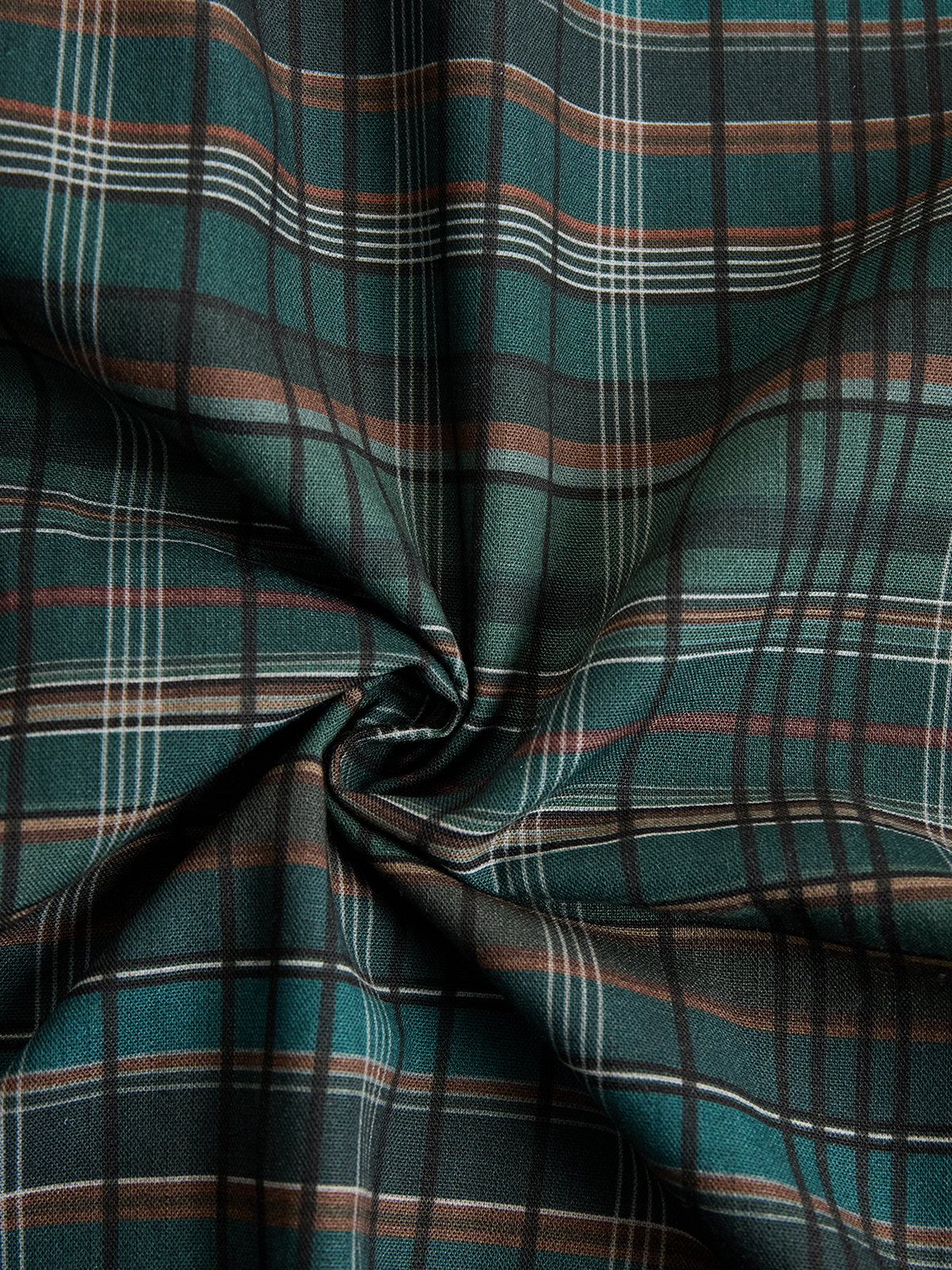 Beatrice | Plaid Lapel Button Front Maxi Shirt Dress