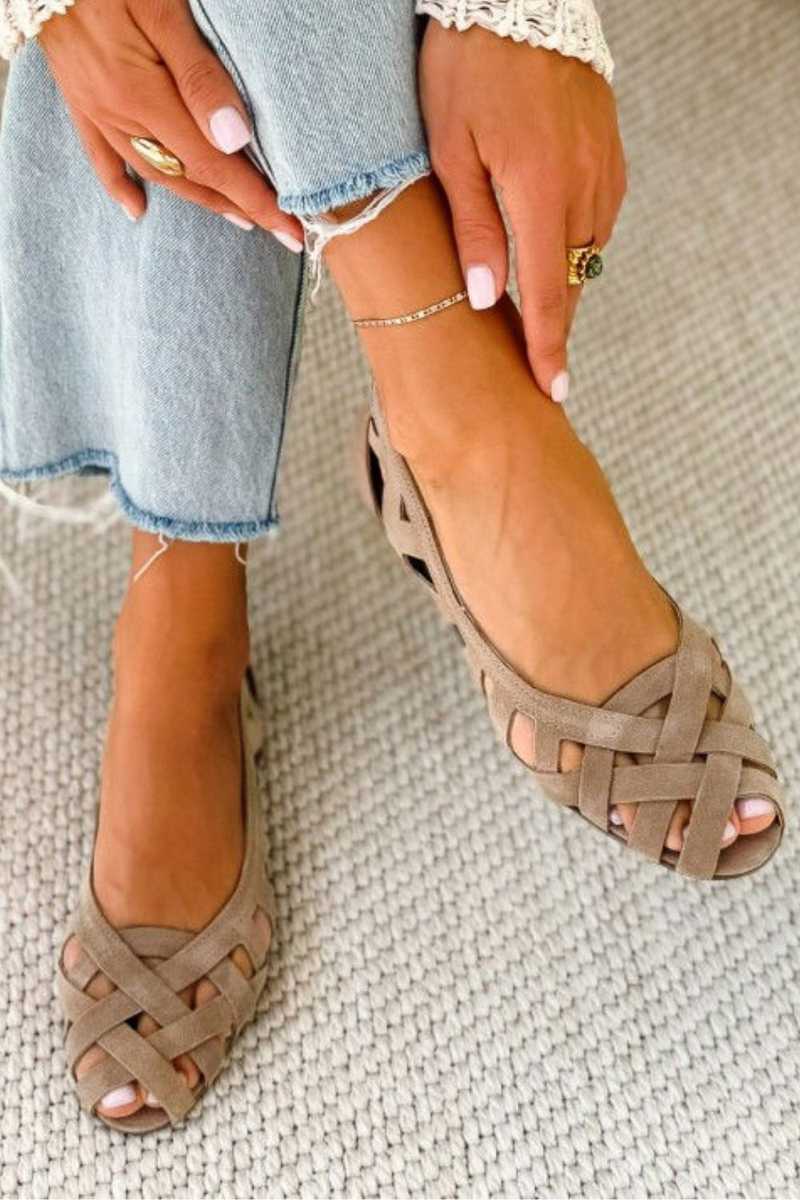 Isla | Woven Open Toe Holiday Sandals