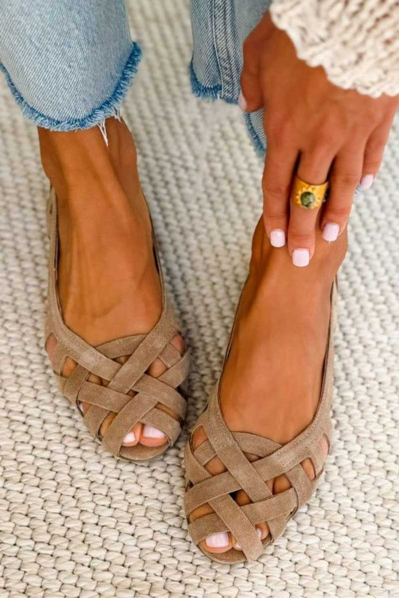 Isla | Woven Open Toe Holiday Sandals
