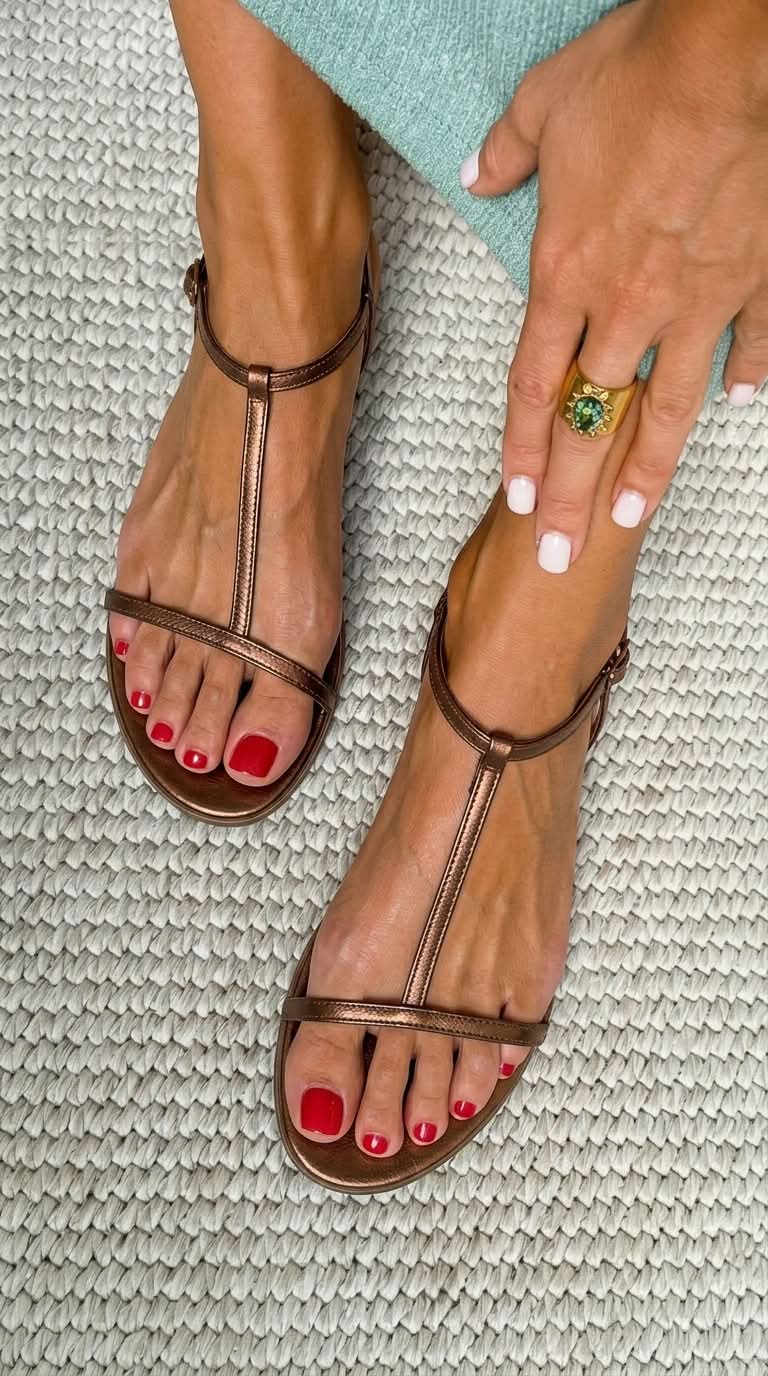 Erin | Slim Strap Wedding Guest Sandals