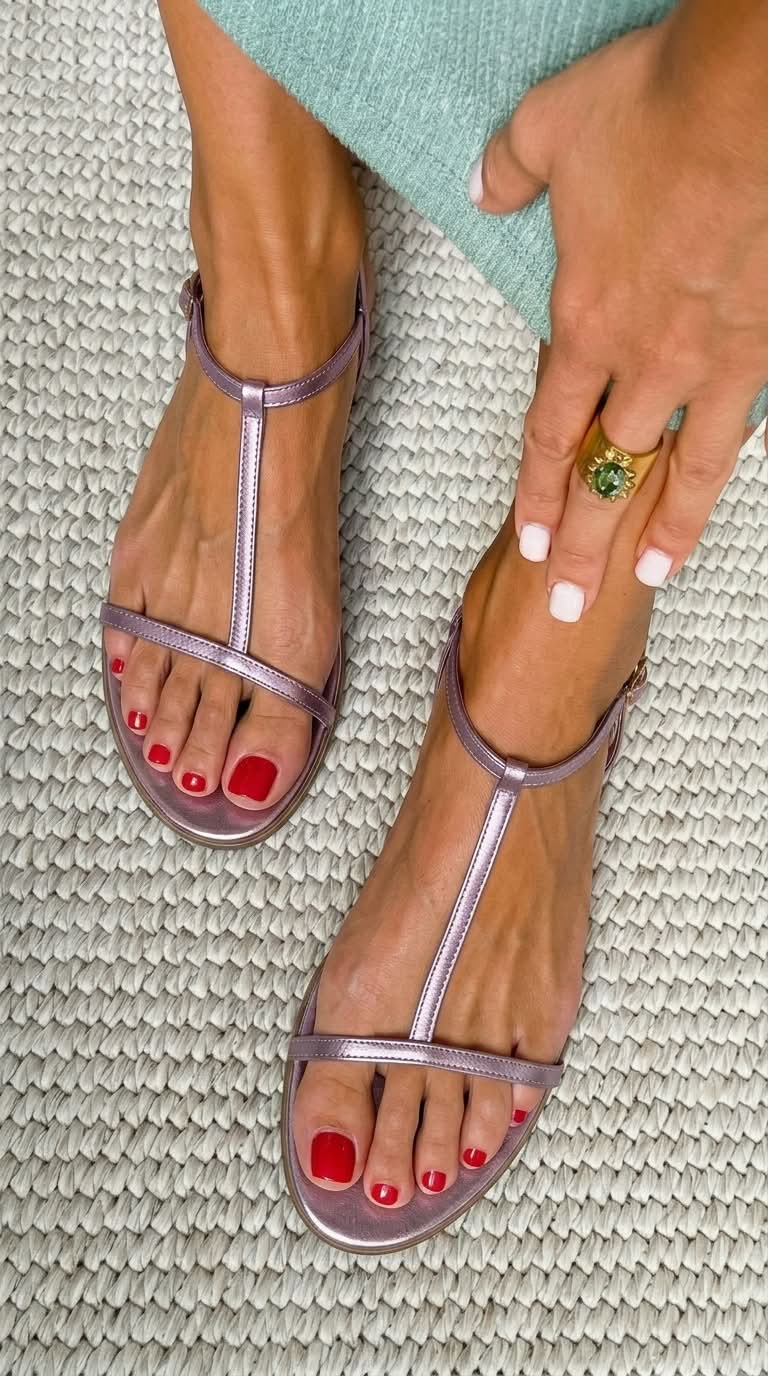 Erin | Slim Strap Wedding Guest Sandals