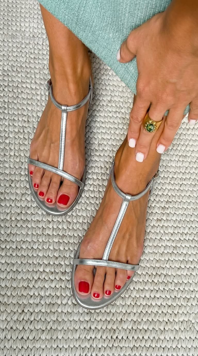 Erin | Slim Strap Wedding Guest Sandals