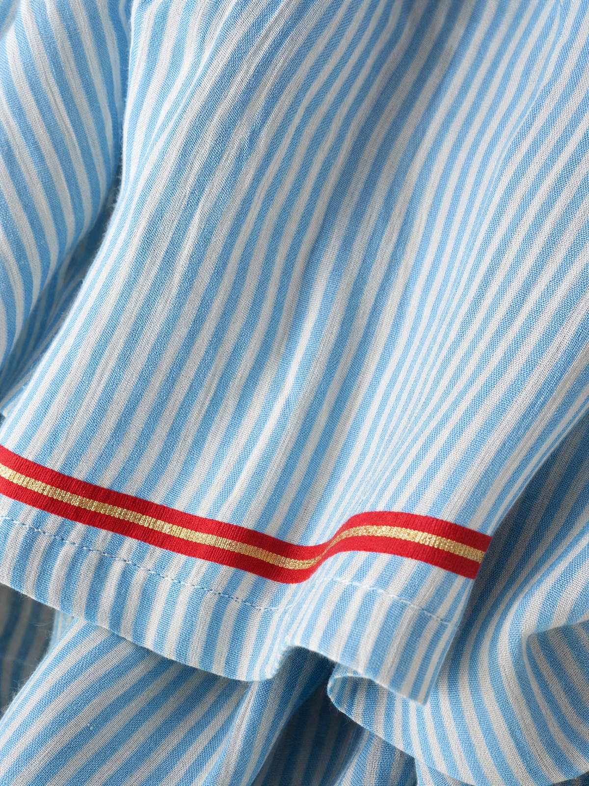 Daisy | Striped Spaghetti Strap Holiday Maxi Dress