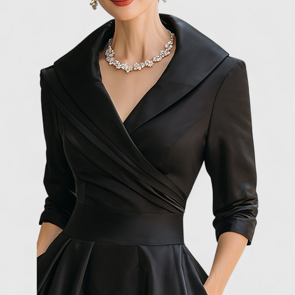 Tessa | Wrap Front Occasion Midi Dress